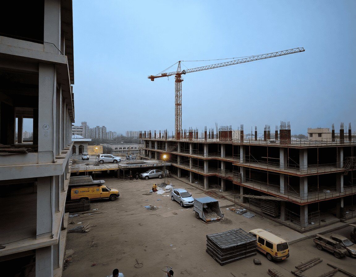 गाजियाबाद में निर्माणाधीन व्यावसायिक और आवासीय परियोजनाएं